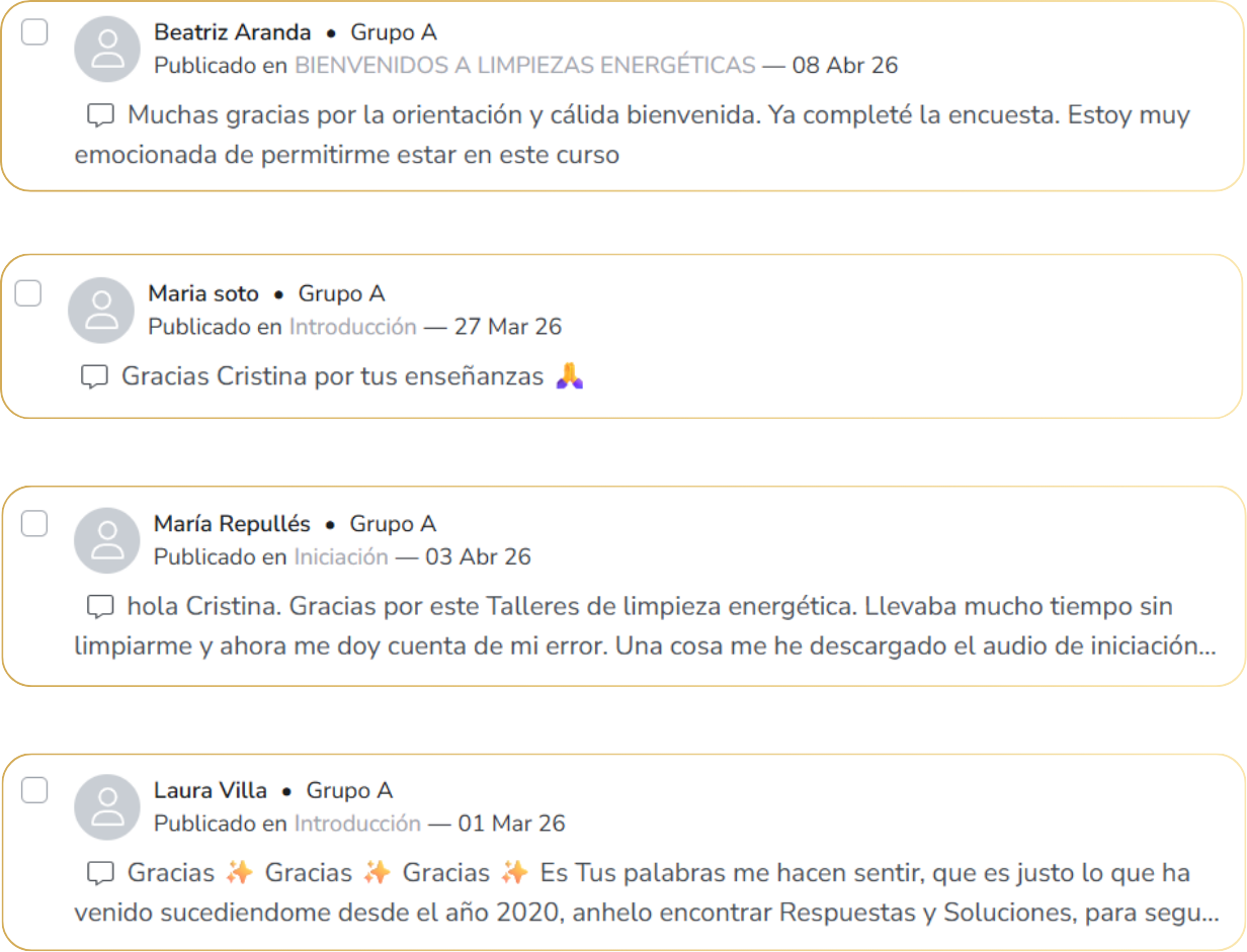 Testimonio de una alumna
